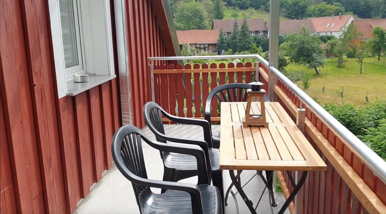 Fewo Mit Balkon Direkt Am Wald Und Wanderweg Ruhe Pur 2 Og Bad Sachsa Buitenkant foto